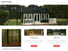 Tablet Screenshot of nordictimber.org